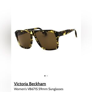 Victoria Beckham Women's VB671S 59mm Tortoiseshell Oversized Square Sunglasses
